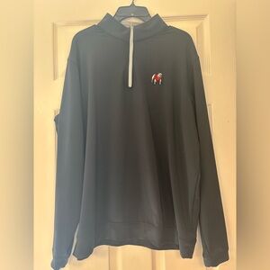 Peter Millar Georgia Black Zip Up